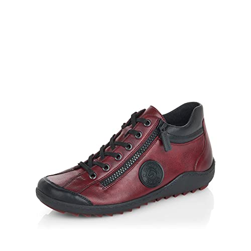 Remonte Damen R1477 Sneaker, schwarz/Chianti/Chianti / 35, 36 EU von Remonte