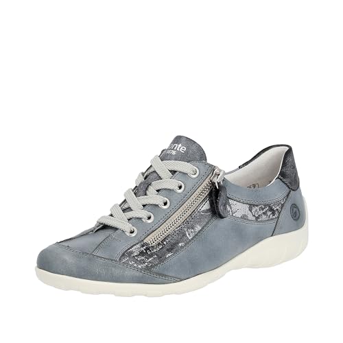 Remonte Damen R3412 Sneaker, Blu/Ozean/Silber / 14, 38 EU von Remonte