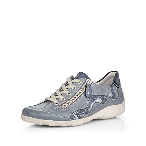 Remonte Damen R3416 Sneaker, Blau (Jeans/Jeans/Silver 14), 40 EU von Remonte