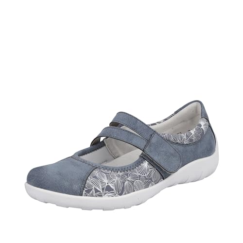 Remonte Damen R3510 Ballerinas, Adria/lightblue/Silber-Bianco / 12, 37 EU von Remonte