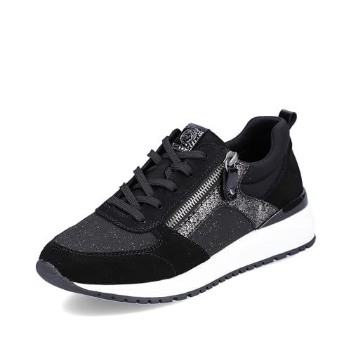 Remonte Damen R3702 Sneaker, schwarz, 38 EU von Remonte