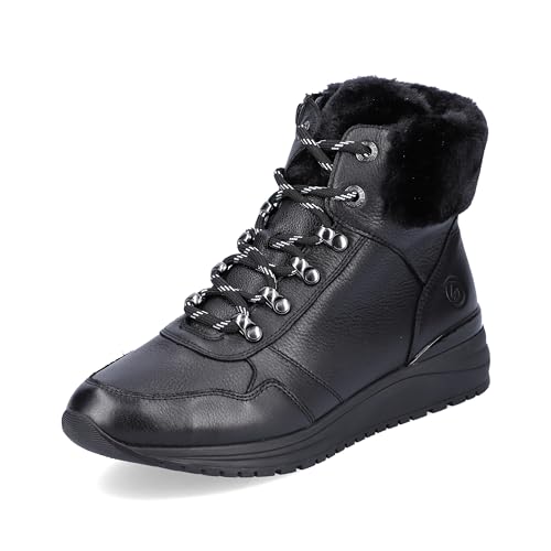 Remonte Damen R3773 Schneestiefel, schwarz/schwarz/Nero / 01, 38 EU von Remonte