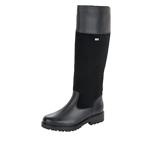 Remonte Damen R6581 Stiefelette, schwarz (Black/03), 36 EU von Remonte