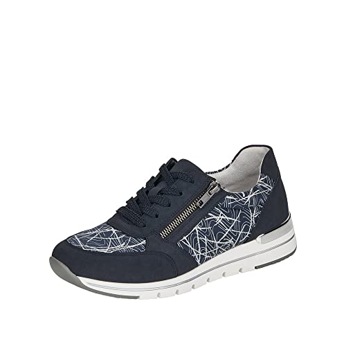 Remonte Damen R6700 Sneaker, Pazifik/Navy/hellgrau-Silber / 14, 39 EU von Remonte