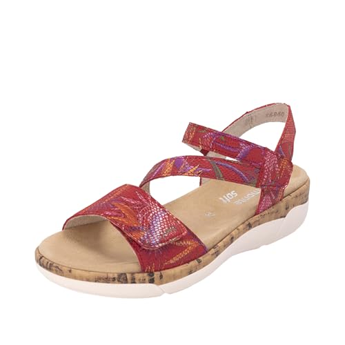 Remonte Damen R6860 Riemchensandalen, Mehrfarbig, 36 EU von Remonte