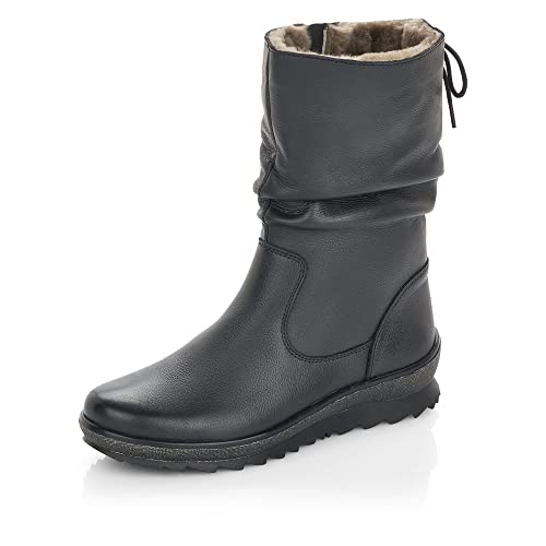 Remonte Damen R8471 Schlupfstiefel, Schwarz (Schwarz/Schwarz 01), 37 EU von Remonte