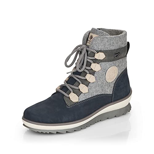 Remonte Damen R8481 Schneestiefel, Pazifik/Smoke/Grey/Cliff/Pazifik / 40, EU von Remonte