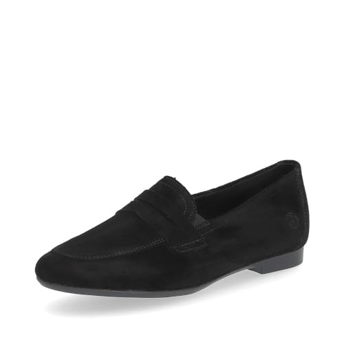 Remonte Damen Slipper D0K02, Frauen Slip On,lose Einlage,Schlupfschuhe,schluepfschuhe,College Schuhe,Businessschuhe,Slip-ons,Slides,schwarz (00),37 EU von Remonte