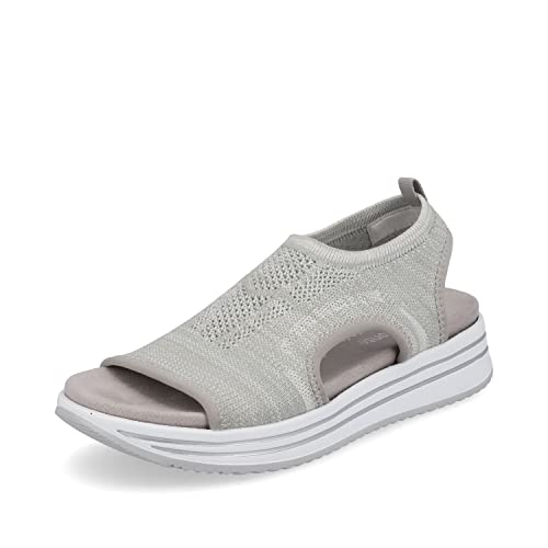 Remonte Damen Slipper R2955, Frauen Slip On,lose Einlage,Loafer,Slip-ons,freitzeitschuhe,offener,einschlupf,Slipper,Mokassins,grün,36 EU / 3.5 UK von Remonte