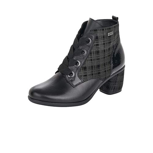 Remonte Damen Stiefeletten, Frauen Schnürstiefelette,remonteTEX, reißverschluss ladies,Schwarz(schwarz),38 EU / 5 UK von Remonte