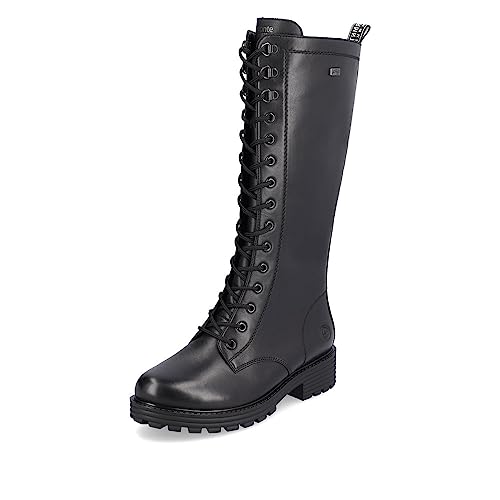 Remonte Damen Winterstiefel D0W70, Frauen Stiefel,lose Einlage,gefüttert,wasserdicht,boots,winterstiefel,schwarz,42 EU / 8 UK von Remonte