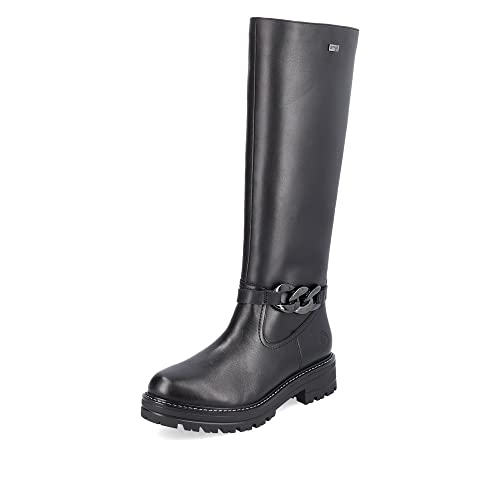 Remonte Damen D2282 Halblange Stiefel, Schwarz, 42 EU von Remonte