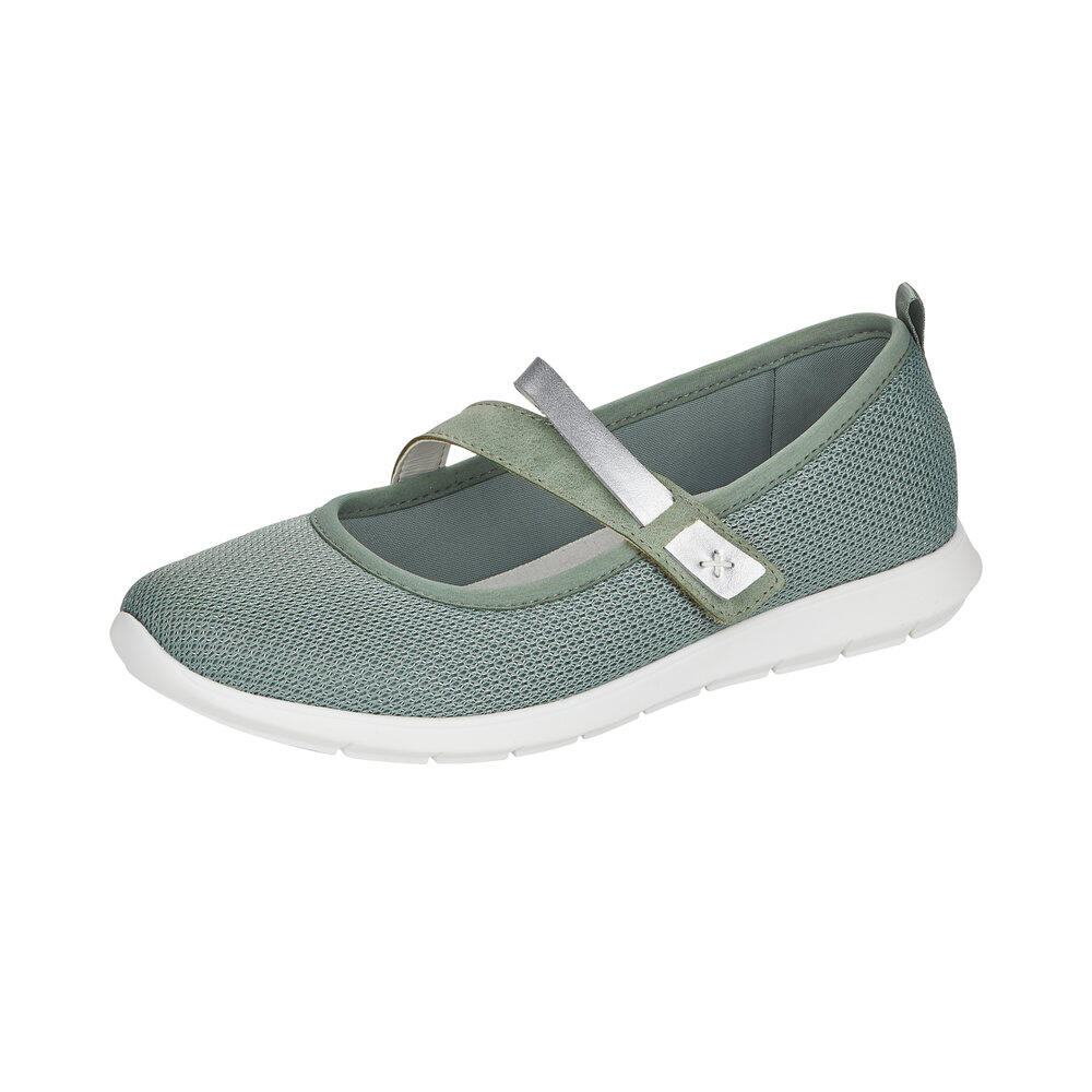 Remonte Damenschuhe Ballerinas mint/peppermint/silver mint/peppermint/silver - Gr. - 44 von Remonte