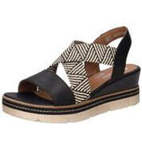 Remonte Keilsandale Damen schwarz|schwarz von Remonte