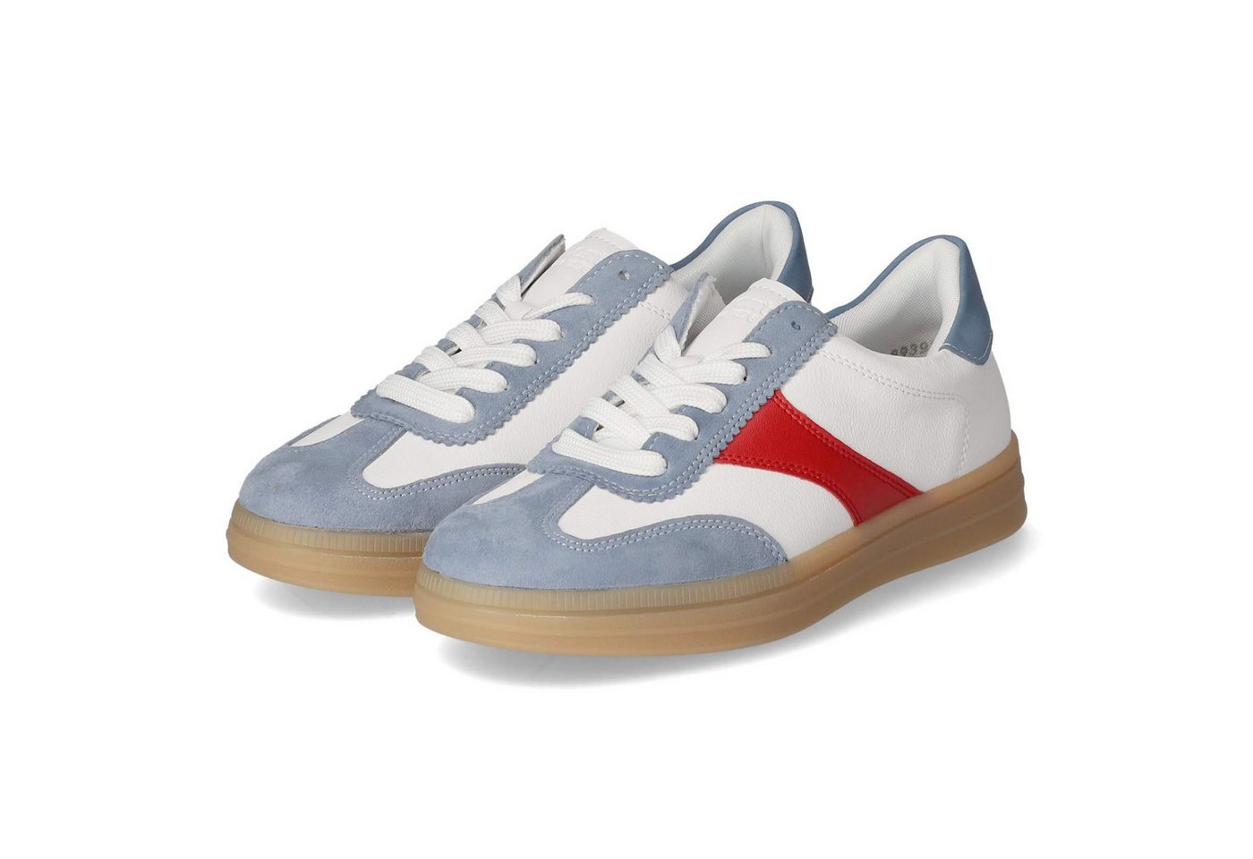 Remonte Remonte D2C01-80 Damen Leder blau Schnürschuh von Remonte