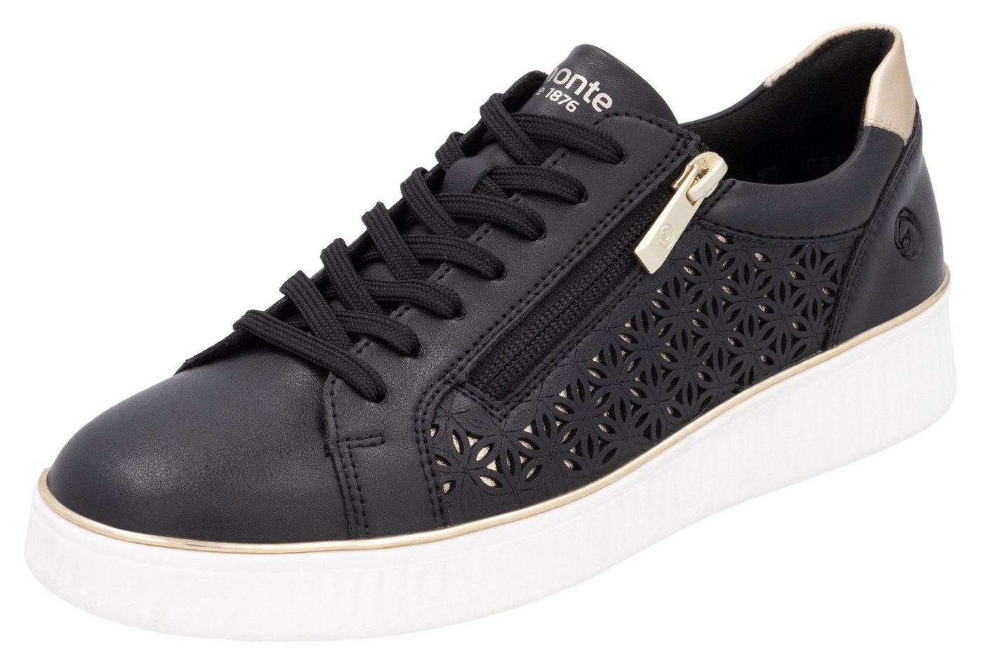 Remonte Plateausneaker, Freizeitschuh, Schnürer, Halbschuh mit Perforation von Remonte