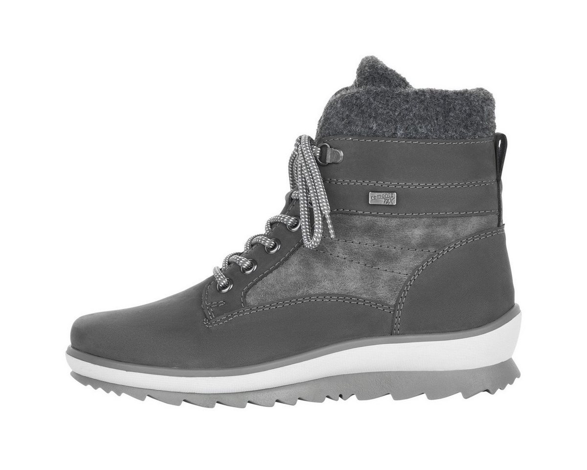 Remonte R8477 Damen Schnürboots Stiefeletten, Stiefel, Winterstiefel, Winterboots, Schneestiefel von Remonte