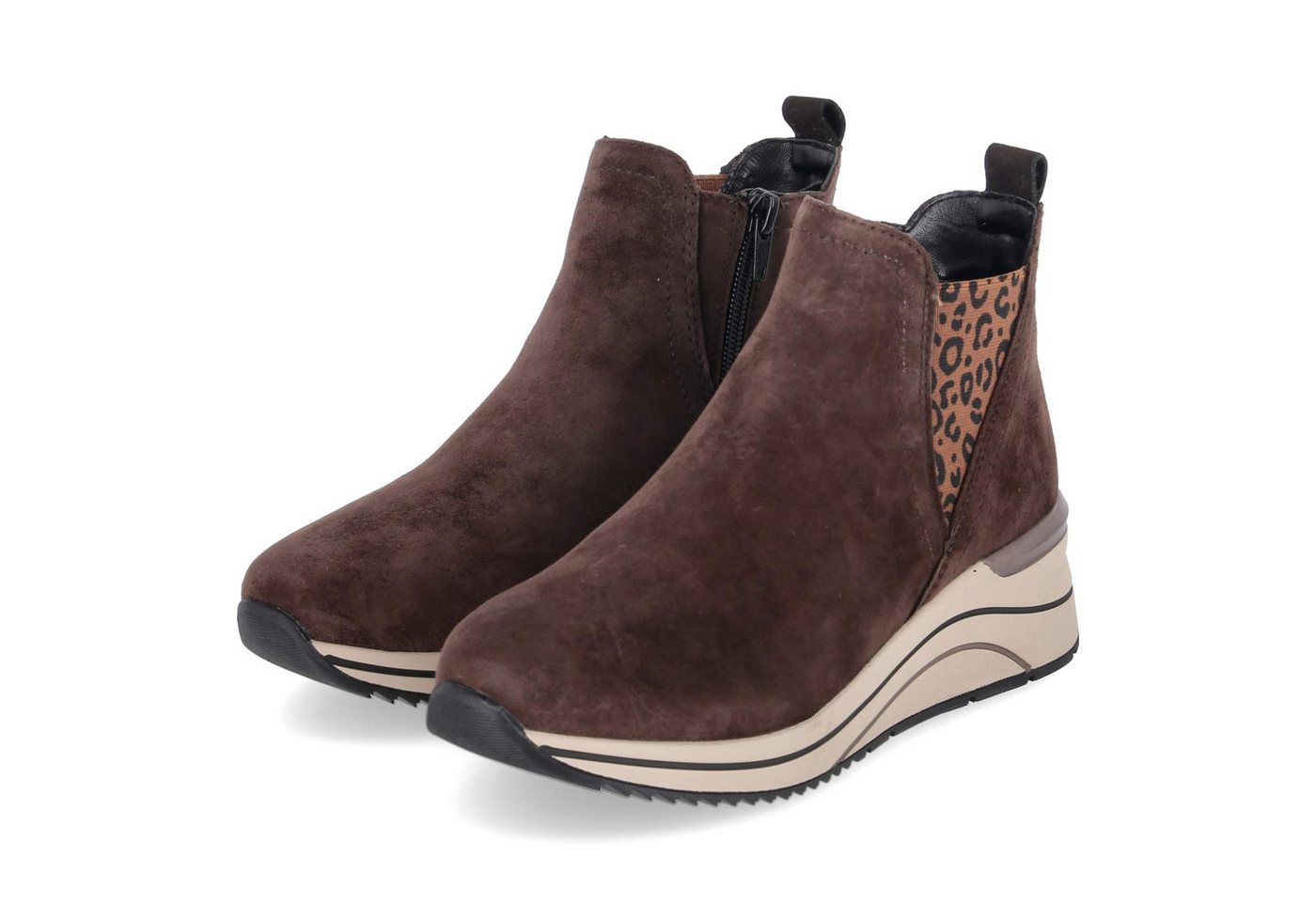 Remonte Remonte Klassische Stiefeletten D0T75-25 Damen Rauleder brown Schlupfstiefel von Remonte