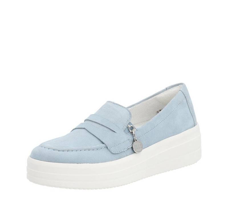 Remonte Remonte Damen Slipper D1C05-10 blau Slipper von Remonte