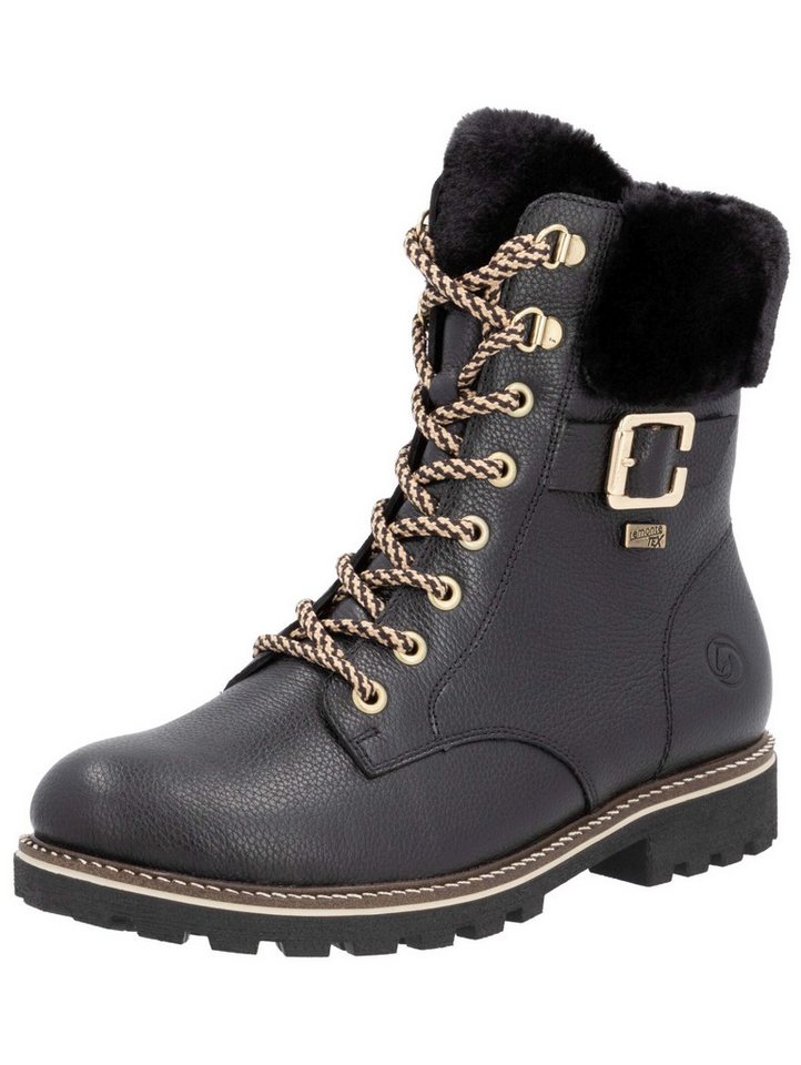Remonte Remonte Stiefelette Leder/Fell Schnürstiefelette von Remonte