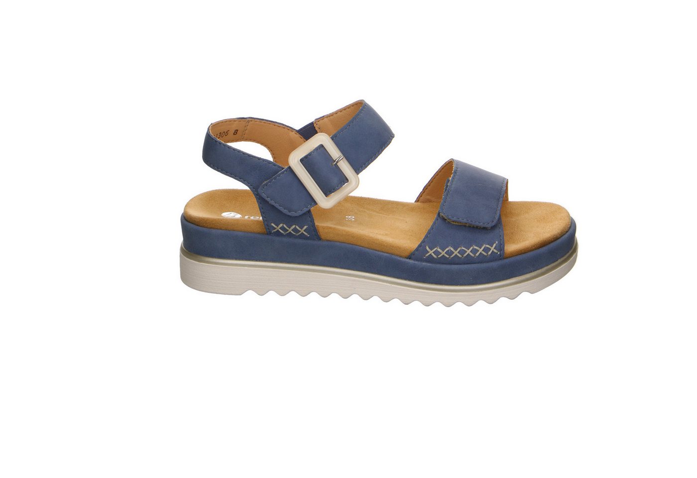 Remonte Remonte Velour Comfort Sandale blau Trekkingsandale von Remonte