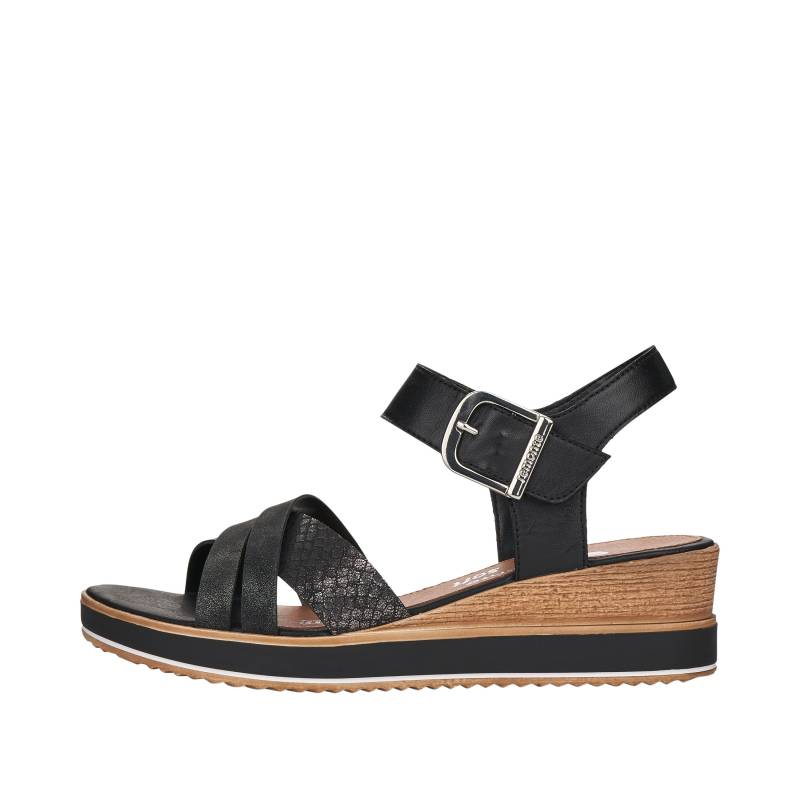 Remonte Sandale graphit/schwarz/schwarz - Gr. - 41 von Remonte