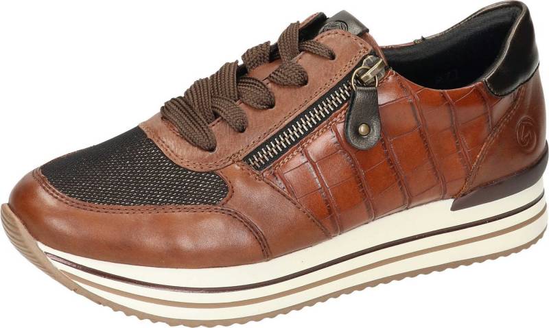 Remonte Schnürer Schnürschuh aus strapazierfähigem Synthetik von Remonte