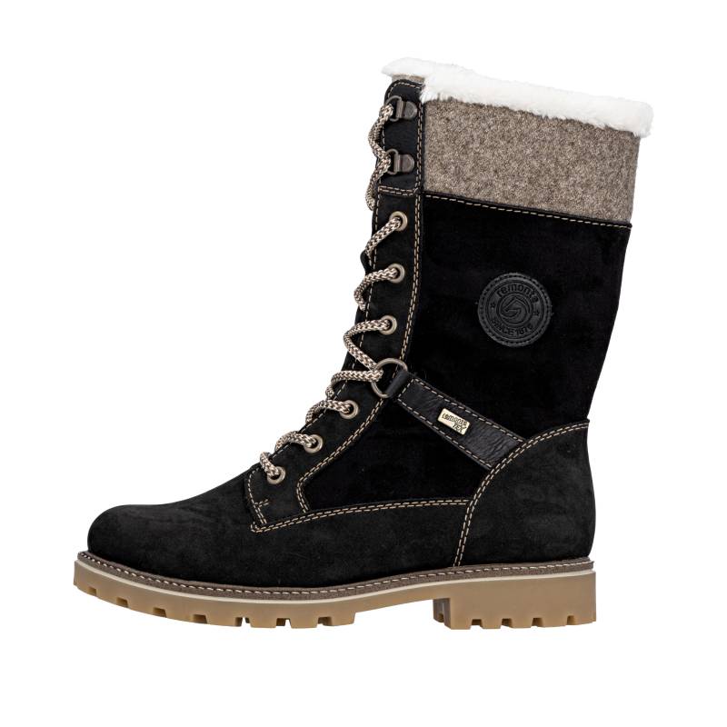 Remonte Stiefelette schwarz/schwarz/schwarz/kiesel - Gr. - 40 von Remonte