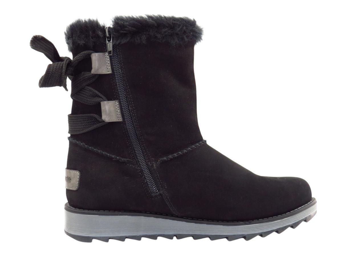 Remonte schwarz Lammfell Winterstiefel Remonte schwarz Lammfell Winterstiefel von Remonte