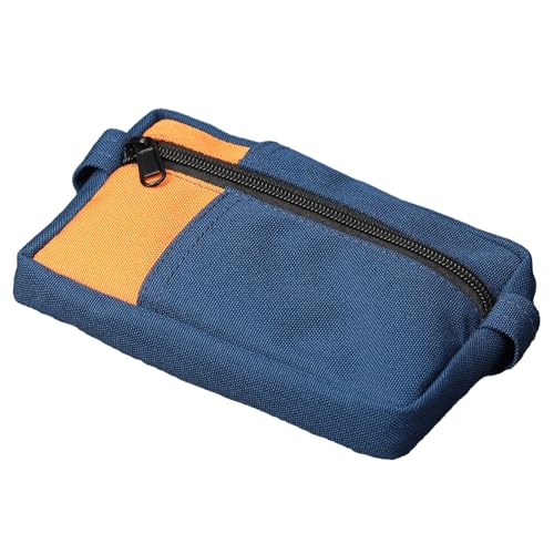 Remorui Gürteltasche für Essentials Langlebige Aufbewahrungstasche Aufbewahrungstasche Kompakte Tasche Vielseitige Hüfttasche Tragbare Oxford Tuch Brieftasche für Camping Outdoor Blau von Remorui