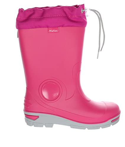 Ren But Kinder Gummistiefel Regenschuhe mit Stulpe (Rosa, 31/32 EU) von Ren But