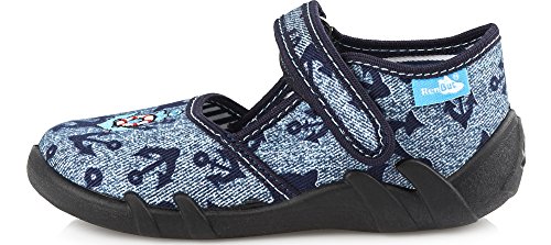 Renbut Mädchen Hausschuhe RB0005(Jeans Anker, 19) von RenBut