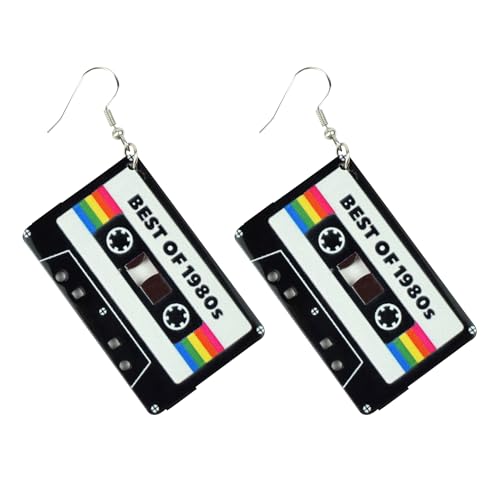 Renabro Modische Ohrringe im Retro-Stil für Damen, Acryl, Kein Edelstein Renabro Modische Ohrringe im Retro-Stil für Damen, Acryl, Kein Edelstein von Renabro