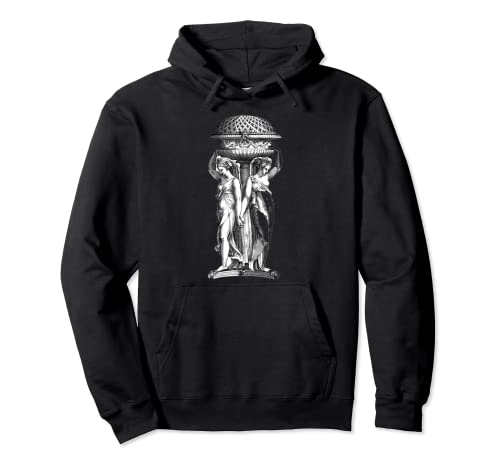 Statuen Frauen griechische Linie Kunst dekorative Dekoration Pullover Hoodie von Renaissance Tees