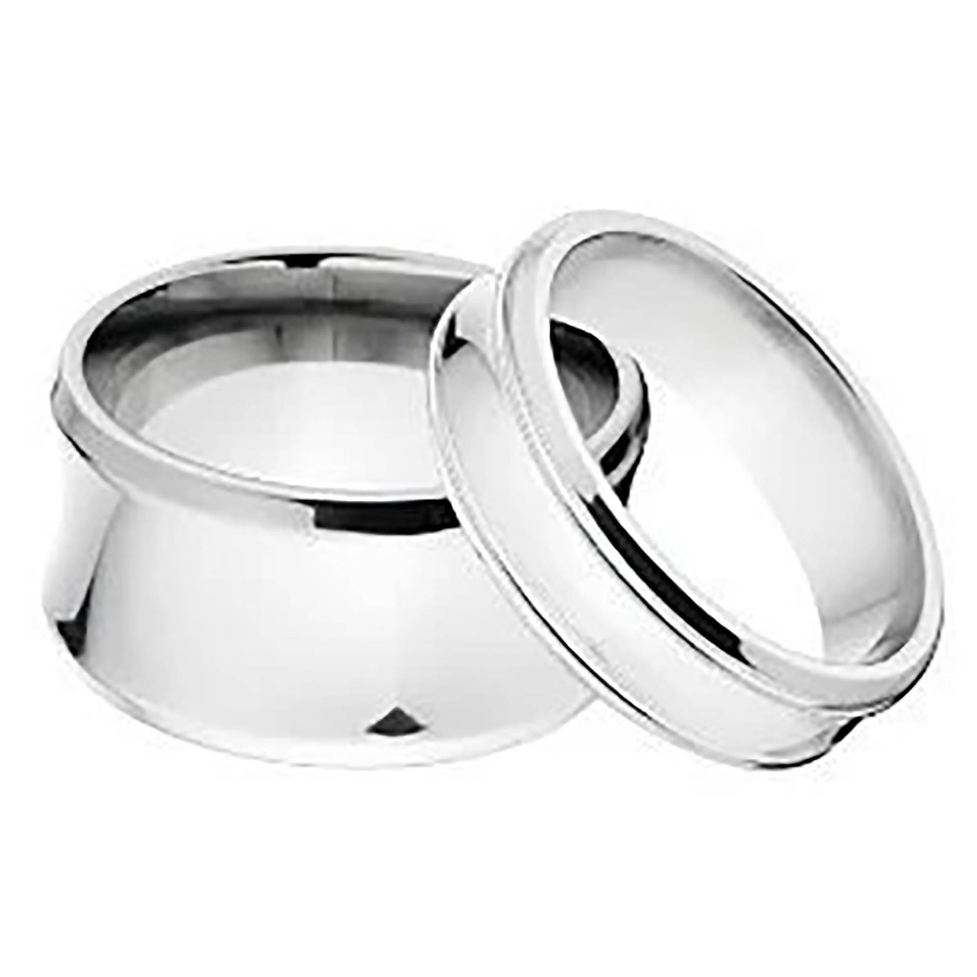 Kobalt-Chrom Ehering Set Comfort Fit Bands von RenaissanceJewelry
