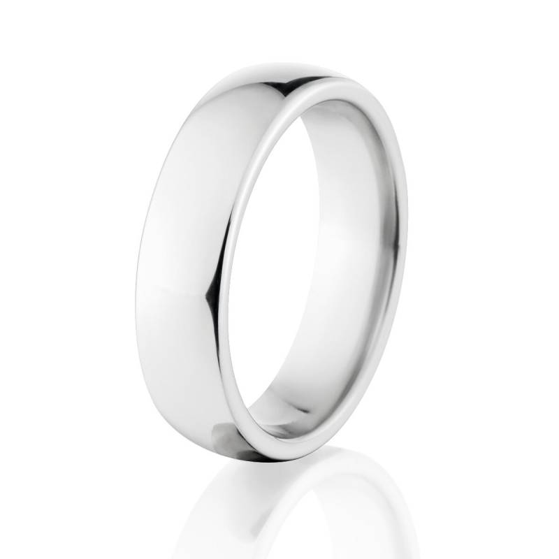 Kobalt-Chrom-Herrenring, 7 Mm Hochglanzpolierter Comfort-Fit-Ring, Hergestellt in Den Usa von RenaissanceJewelry