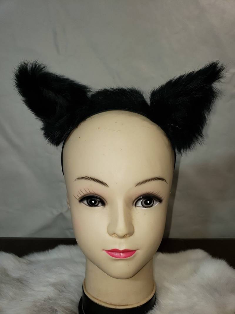 Echte Kaninchen Fell Ohren Echte Kaninchen Fell Ohren von RenasLeatherShop