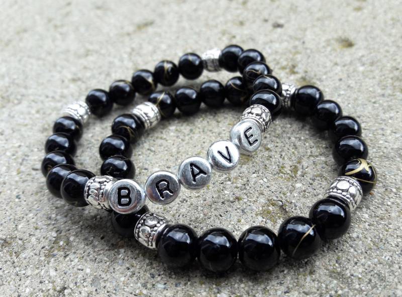 Brave-Black Armband Set Brave-Black Armband Set von RenasWorld