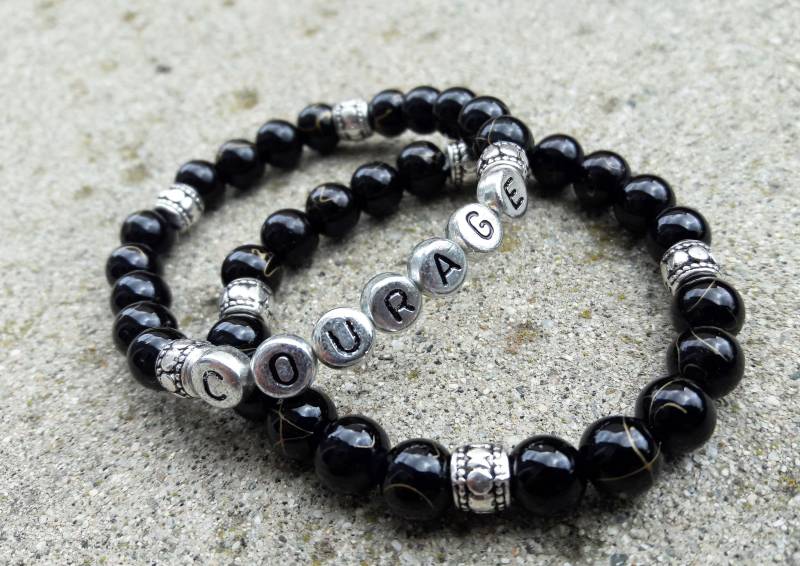 Courage-Schwarzes Armband Set Courage-Schwarzes Armband Set von RenasWorld