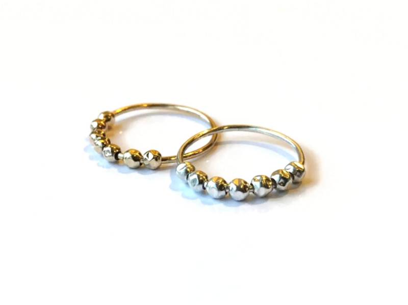 Gehämmert Silber Ring Sterling Ring, Gehämmert Ring Gehämmert Silber Ring Sterling Ring, Gehämmert Ring von Renascentstudios