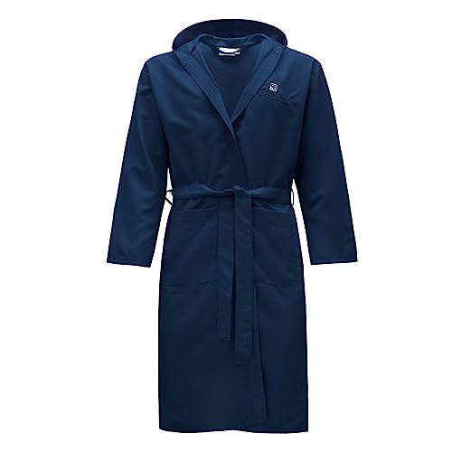 Renato Balestra Bademantel Mikrofaser Unisex, Navy Blau M von Renato Balestra