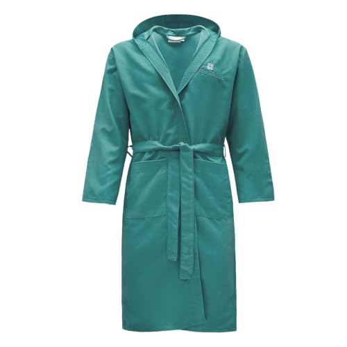Renato Balestra Bademantel Mikrofaser Unisex, Tiffany-Grün S von Renato Balestra