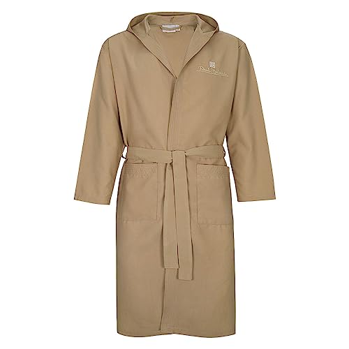 Renato Balestra Bademantel Mikrofaser Unisex, Tortora XXL von Renato Balestra