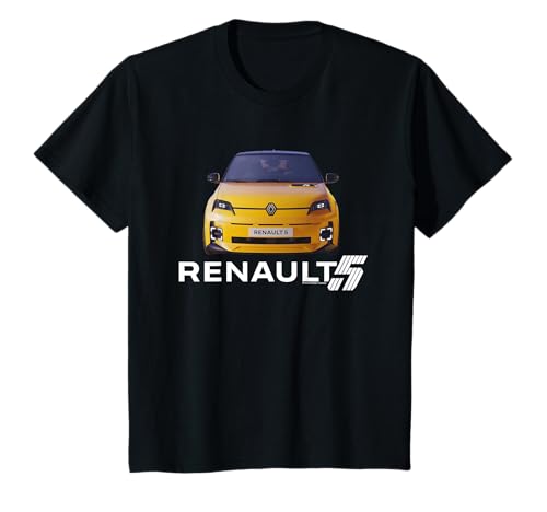 Renault 5 E-Tech Elektro Stadtauto Kinder T-Shirt Renault 5 E-Tech Elektro Stadtauto Kinder T-Shirt von Renault