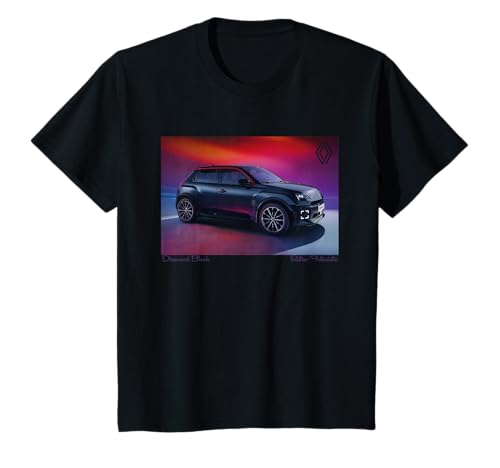 Renault 5 E-Tech Elektroauto Retro Futuristisches Auto Kinder T-Shirt Renault 5 E-Tech Elektroauto Retro Futuristisches Auto Kinder T-Shirt von Renault