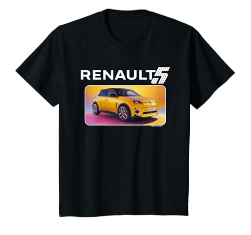 Renault 5 Elektro E-Tech Stadtauto Kinder T-Shirt Renault 5 Elektro E-Tech Stadtauto Kinder T-Shirt von Renault