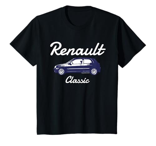 Renault Clio Car Classic Schrägheck Kinder T-Shirt Renault Clio Car Classic Schrägheck Kinder T-Shirt von Renault