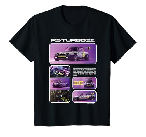 Renault R5 Turbo 3E Elektro Concept Car Kids T-Shirt Renault R5 Turbo 3E Elektro Concept Car Kids T-Shirt von Renault