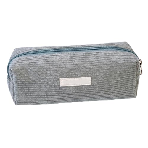 Federmäppchen - Federmäppchen Cord-Stoff | Federtasche Aesthetic | Federmäppchen Mädchen | Federmäppchen Beige Rosa Mäppchen | Großvolumiges Schreibwarenetui | Mäppchen Teenager von Renchey