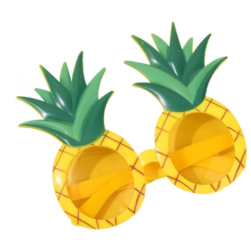 Renchey Ananas Sonnenbrille | Modische Tropen Sonnenbrille - Coole Sommerbrille für Frauen Männer Kinder Erwachsene Poolparty Roadtrip Geburtstag Reise von Renchey